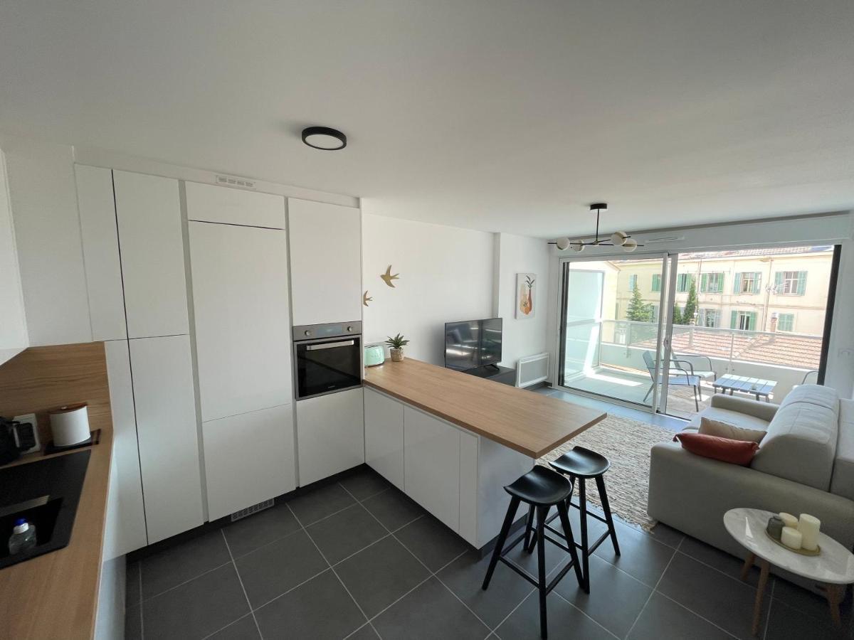 Cannes, Appartement Avec Parking+Terrasse, Croisette A Pied! 외부 사진